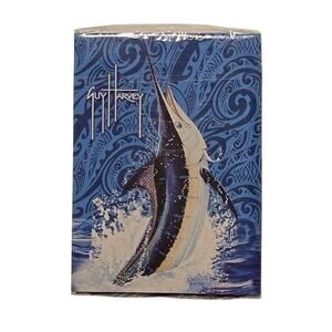 NEW‎ Guy Harvey Playing Cards Deck of 52 with jumping Marlin Ocean life!